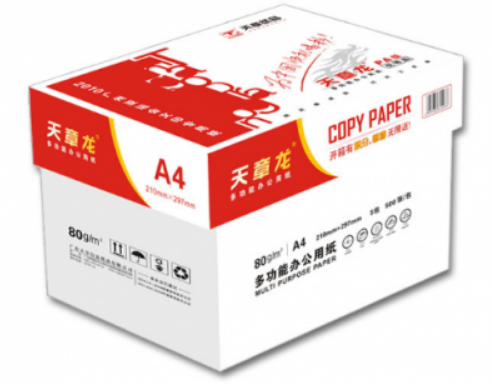 复印纸 天章/TANGO 天章 天章龙 A4 80g 10包 400张/包 白色