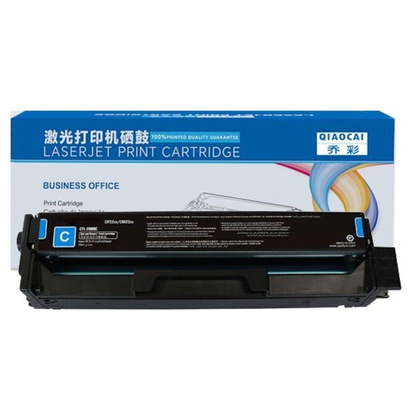 硒鼓 乔彩/QIAOCAI CM1155ADN C 1500页 普通装 通用耗材 蓝色