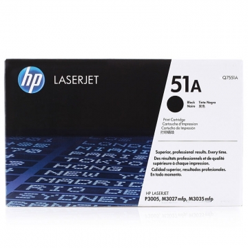 硒鼓 惠普/HP Q7551A 6500页 普通装 原装耗材 黑色
