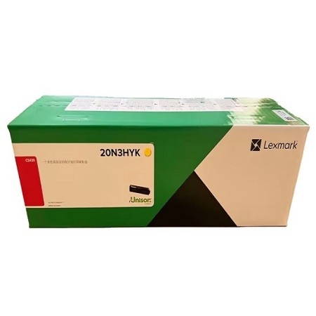 硒鼓 利盟/LEXMARK 20N3HYK 6700页 普通装 原装耗材 黄色