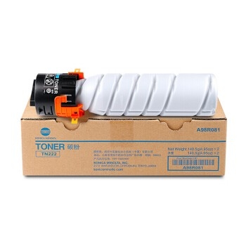 墨粉/碳粉 柯尼卡美能达/KONICAMINOLTA TN222H 12000页 通用耗材 黑色