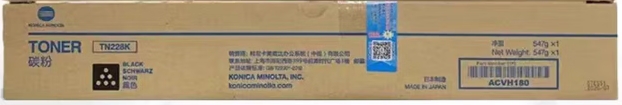 墨粉/碳粉 柯尼卡美能达/KONICAMINOLTA TN228K 24000页 原装耗材 黑色