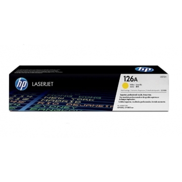 粉盒 惠普/HP CE310A 1200页 通用耗材 黄色